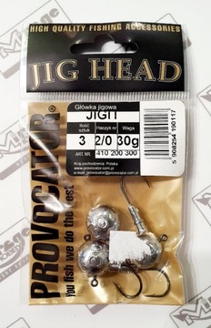Крючок JIG HEAD PROVOCATOR № 2/0 упаковка 30г. 3 шт.