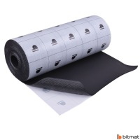 Пена kauczukowa bitmat samoprzylepna изоляционная акустическая 6mm 10x100cm Оригинал, фото thumb