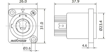 ПАНЕЛЬ ПИТАНИЯ РОЗЕТКА ROXTONE RPDI001