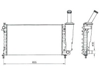 Купити Nrf радіатор води fiat punto 1.2 60 188.030. .05, фото thumb