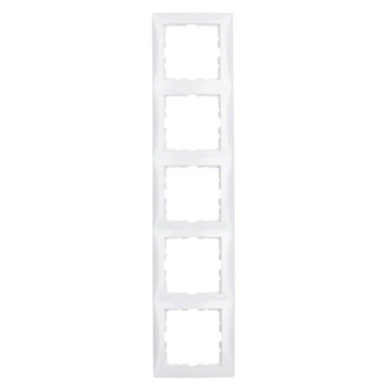 BERKER SQUARE FIVE FRAME one.платформа БЕЛЫЙ