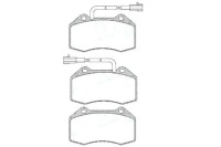 фото thumb №2, Lpr комплект тормозных колодок ham. перед alfa romeo mito