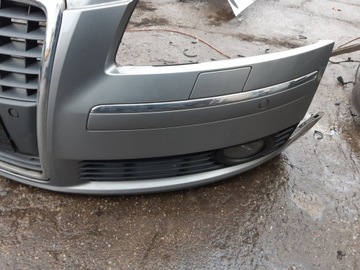 фото thumb №11, Audi a8 d3 бампер перед переднее решётка радиатора решётка распылители pdc ксенон ly7g