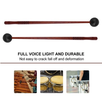 Барабанные палочки XYLOPHONE, мягкий резиновый молоток с