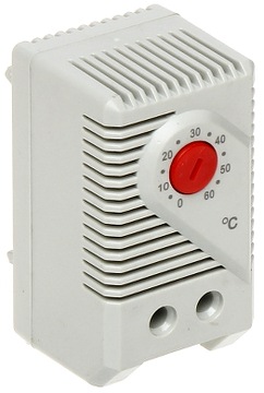 OGRZEWACZ DO OBUDÓW SZAF RACK 230V 60W TERMOSTAT