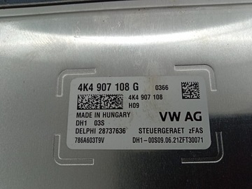 фото thumb №4, Audi q7 ii 4m модуль блок керування камера 4k4907108g