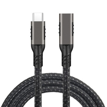 УДЛИНИТЕЛЬ USB-C 3.1 THUNDERBOLT 3 100 Вт 4K 5A 1 м