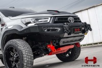 Бампер передний стальной offroad hamer atlas toyota hilux 2021- в Украине, фото thumb