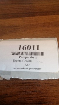фото thumb №6, Toyota corolla насос abs 0273004571