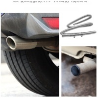 1 szt. труба вихлопна до автомобіля з нержавіюча сталь нержавіючої - легкий монтаж Ціна, фото thumb