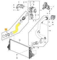 фото thumb №2, Turbo шланг труба opel insignia b 1.6 cdti 110 136km