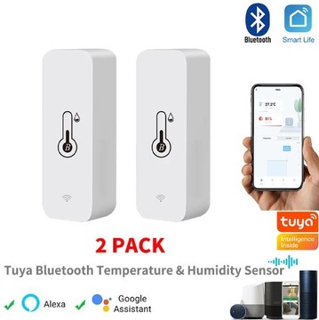 2x ДАТЧИК ТЕМПЕРАТУРЫ ВЛАЖНОСТИ ИНТЕЛЛЕКТУАЛЬНЫЙ Дом Smart Life TUYA = 2 шт.