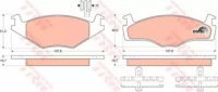 фото thumb №2, Тормозные колодки тормозные trw gdb454