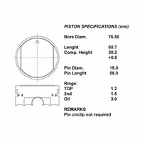 фото thumb №1, Iap quality parts 101-03032 поршень