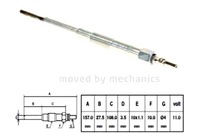 фото thumb №1, Nipparts свічка розжарювання subaru forester, impreza, l