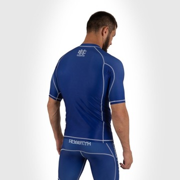 Мужская футболка для ММА BJJ Crossfit синяя 3XL EXTREME HOBBY