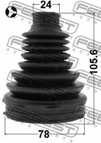 фото thumb №1, Febest 1815-asjt набор защита, система рулевой