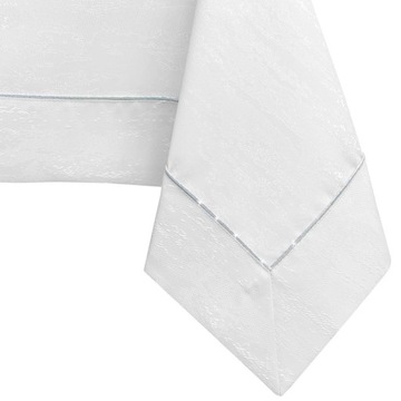 Скатерть Веста Белая Рельефная Модерн 140х240 AmeliaHome - TCLOTH/AH/VESTA/