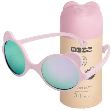 Ki ET LA Okulary Przeciwsłoneczne Dziecięce KiETLA OURSON Light Pink 0-1