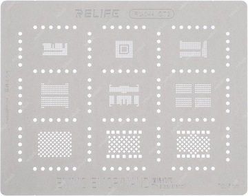 МАТРИЧНЫЙ ЭКРАН BGAP ДЛЯ EMMC EMCP NAND RELIFE ПАЯЛЬНАЯ ПАСТА RL-044 OT2