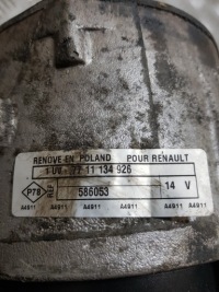 Генератор водяной renault espace 4 1.9 dci c543596a 1uv7711134926 Недорого, фото thumb