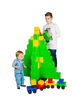 Набор кубиков BJ Plastik Giganty 46589 141 шт.
