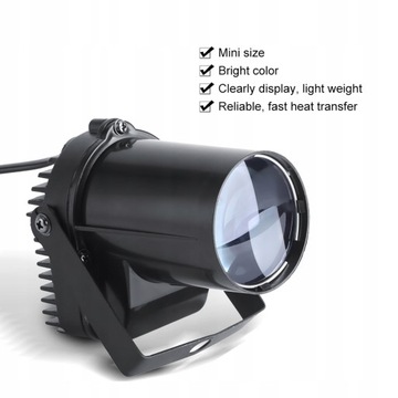 Materiał: ABS Reflektor punktowy LED Miękka