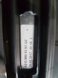 фото thumb №9, Mercedes w213 рейлинги кровельные правый