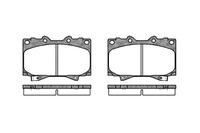 фото thumb №1, Remsa тормозные колодки тормозные lexus lx 470 uzj100