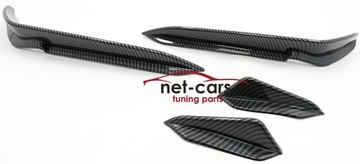 фото thumb №5, Спойлер накладка бампер golf 7.5 17- карбон r lin