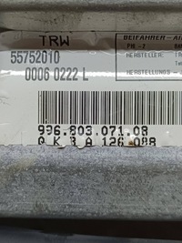 фото thumb №5, Porsche boxster 986 2004 подушка повітряна подушка безпеки пасажира