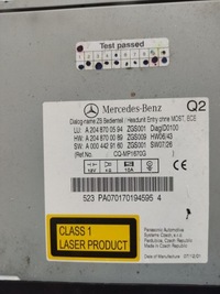 фото thumb №8, Mercedes c-klasa w204 радіо програвач a2048700594