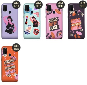 ETUI DO SAMSUNG GALAXY M21 WZORY SIŁA KOBIET GIRL POWER FEMINIZM OBUDOWA