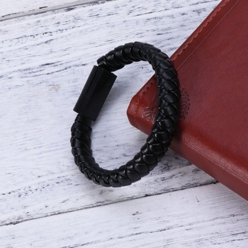 ЗАРЯДНОЕ УСТРОЙСТВО USB TYP C ДЛИНОЙ 20 СМ, ЗАПУТАННЫЙ КАБЕЛЬ-БРАСЛЕТ