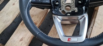 фото thumb №11, Q7 4m ii руль кожа кожаный лепестки sline 4m0419091d