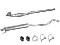 фото thumb №1, Opel corsa c 1.0 труба + гаситель + набор