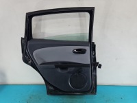 Дверь задняя левое seat leon 2 2 5d чёрный lc9z Киев, фото thumb
