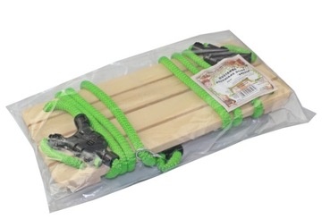 ДЕРЕВЯННАЯ ДОСКА ДЛЯ ПЛАВАНИЯ С РЕГУЛИРУЕМЫМИ ВЕРЕВКАМИ POLISH PRODUCT