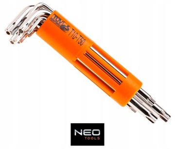 09-524 ДЛИННЫЕ КЛЮЧИ TORX С ОТВЕРСТИЕМ T10-T50 8EL