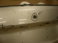 Mercedes ml-164 крышка багажника задний Доставка, фото thumb