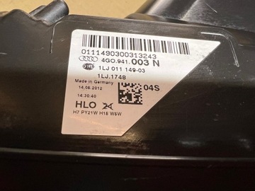 фото thumb №13, Audi a6 c7 лампа ліва передня лівий перед 4g0941003n