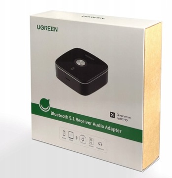 UGREEN ПРИЕМНИК BLUETOOTH 5.1 aptX BT 2RCA АДАПТЕР 3,5 мм МИНИ-ДЖЕК