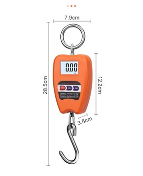 CHIGOODS Весы с крючком 200 кг x 50 г