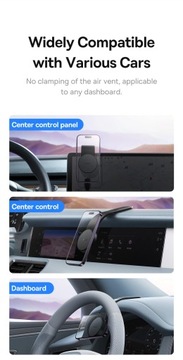 Универсальный магнитный автомобильный держатель телефона Baseus для iPhone 14 13 12 Pro