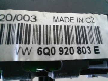 фото thumb №7, Volkswagen polo 4 iv 05-09 спидометр приборы спидометр 6q0920803e