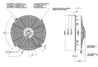Вентилятор spal 24v va34-bp70/ll-36a впускной  305mm Цена, фото thumb