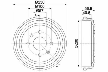 фото thumb №2, Textar барабаны тормозные chevrolet зад aveo kalos sp