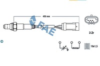 фото thumb №2, Fae датчик лямбда-зонд renault kangoo megane i megane i