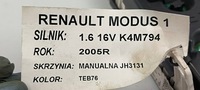 фото thumb №8, Счетчик приборная панель 8200418021d renault modus