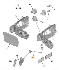 фото thumb №2, Трос кришка заливної peugeot rifter partner